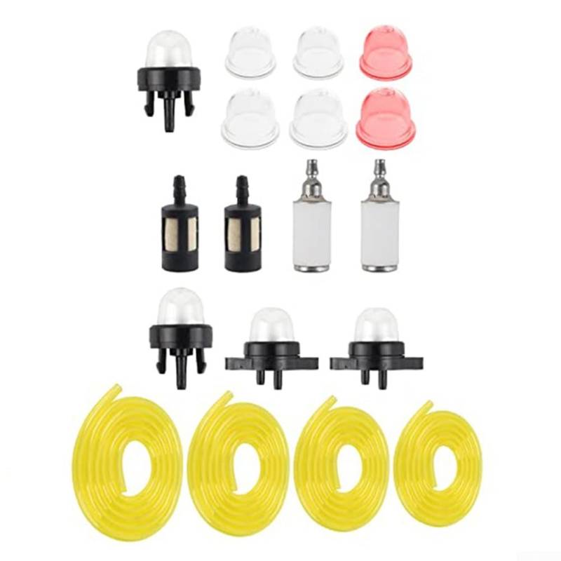 Gbtdoface Benzinschlauch Kit,Benzinfilter Ersatzteile,Ersatz-Kraftstoffleitungs-Gasschlauch-Set Für Poulan-Kettensäge Für Kleine Motoren von HOHOVYVY