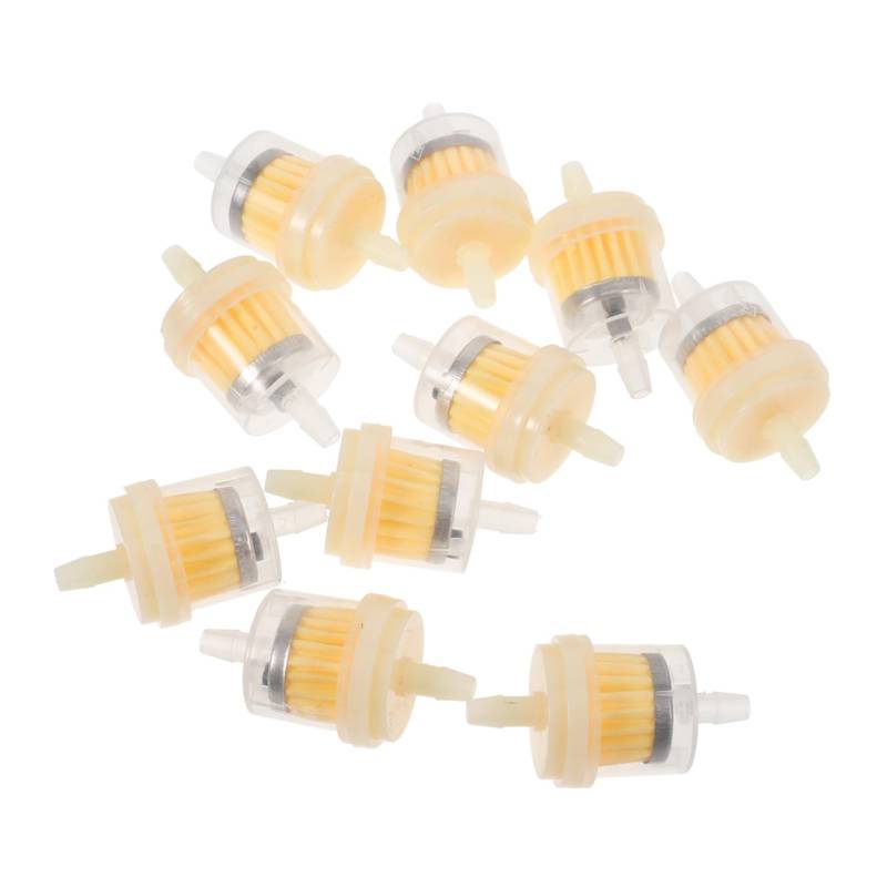 HOLIDYOYO 10Stücke Atv Inline Kraftstofffilter Universelle Benzinfilter Für Geländewagen Und Go Karts Und Langlebig Schützt Motor Schmutz Und Verunreinigungen von HOLIDYOYO