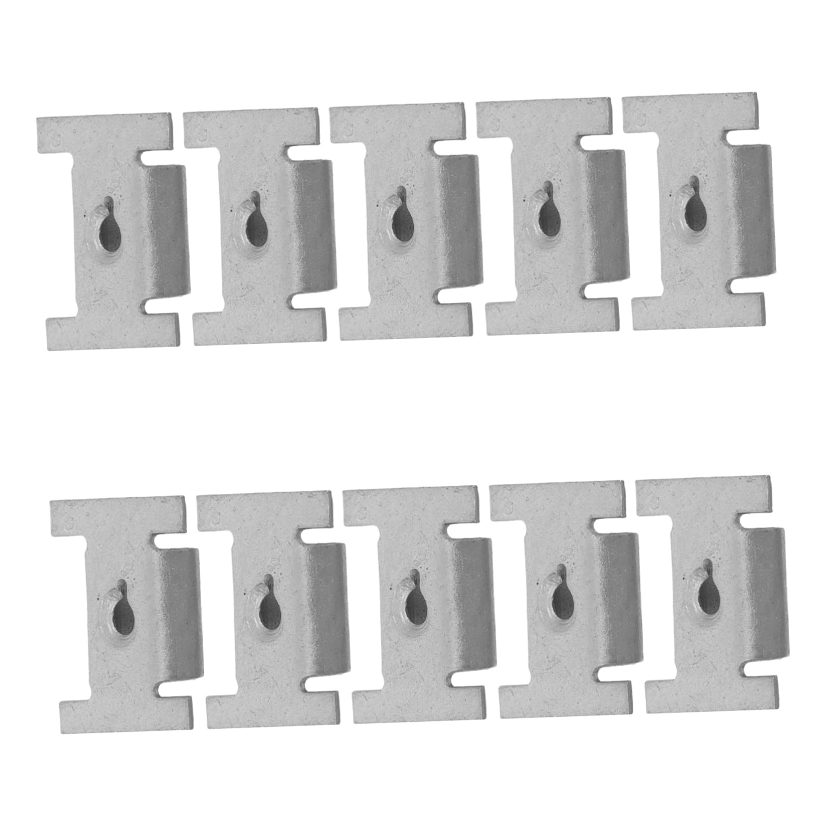 HOLIDYOYO 10Stücke U Muttern Clips Kfz Befestigungsclips Robuste Stahlkonstruktion für Stoßstangen und Motor Einfache Installation ohne Werkzeug HOLIDYOYO 10Stücke U Muttern Clips Kfz Befestigungsclips Robuste Stahlkonstruktion für Stoßstangen und Motor Einfache Installation ohne Werkzeug von HOLIDYOYO
