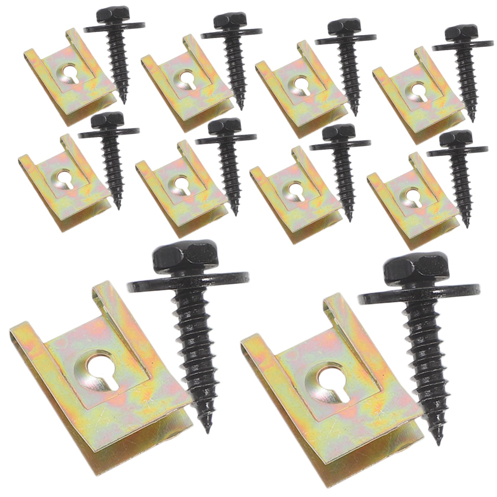 HOLIDYOYO 1Satz Teiliges Auto U Clips und Metall Karosserieschrauben für Fahrzeugreparatur und Dekoration Hohe und Langlebigkeit Einfach zu Installieren HOLIDYOYO 1Satz Teiliges Auto U Clips und Metall Karosserieschrauben für Fahrzeugreparatur und Dekoration Hohe und Langlebigkeit Einfach zu Installieren von HOLIDYOYO