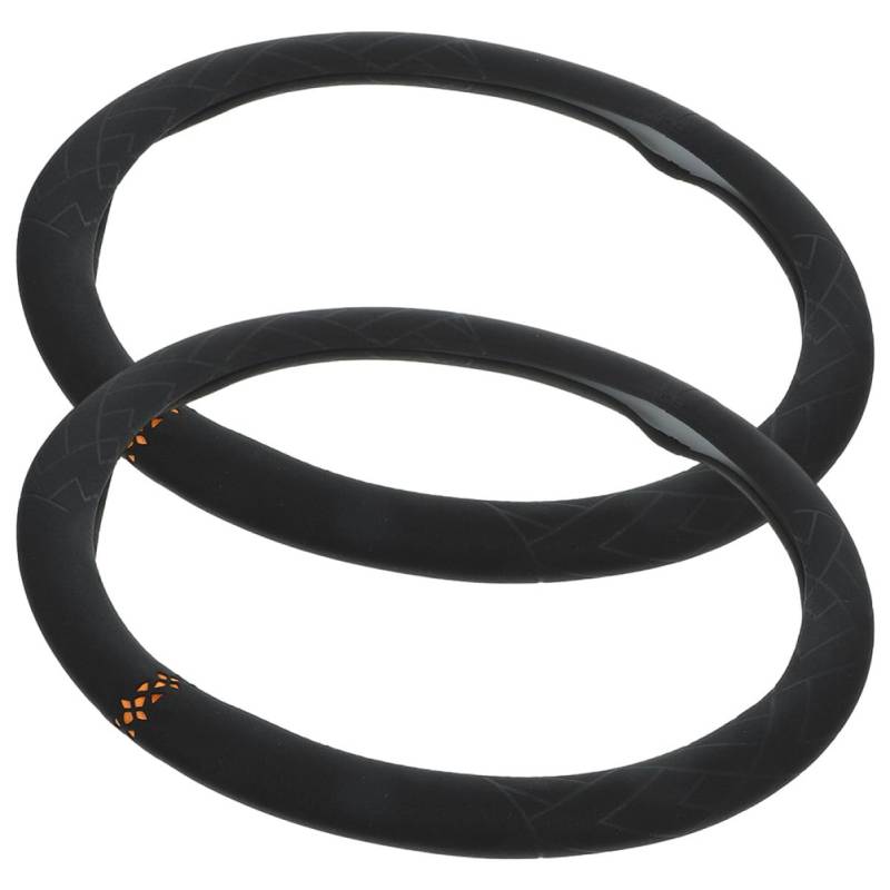 HOLIDYOYO 2Stücke Lenkradbezug Aus Weichem Material Universelle Radabdeckung Für Fahrzeuge Rutschfester Lenkradschutz Autos von HOLIDYOYO