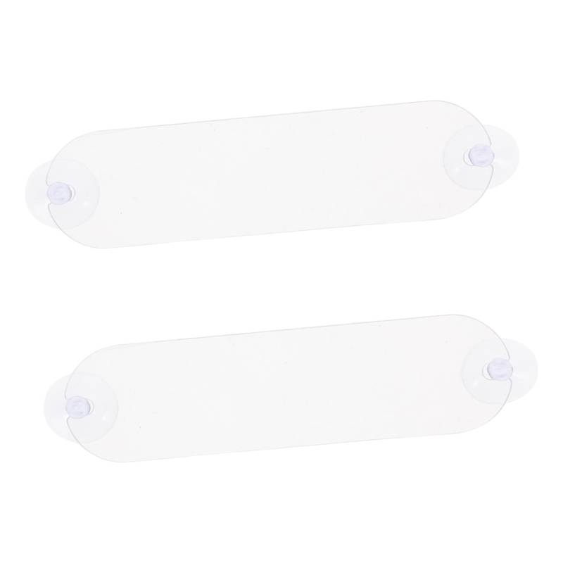 HOLIDYOYO 2Stücke Parkausweishalter Aus Acryl Transparenter Transponderhalter Für Windschutzscheibe Mautkartenhalter Mit Saugnäpfen Einsetzbar Für Verschiedene von HOLIDYOYO