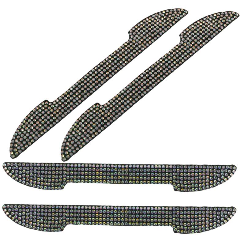 HOLIDYOYO 4Stücke Auto Kantenschutz für Türen Glitzernder Türgriffschutz Langlebige Antikollisionsstreifen Schützt Kratzern und Erhöht die Sichtbarkeit von HOLIDYOYO