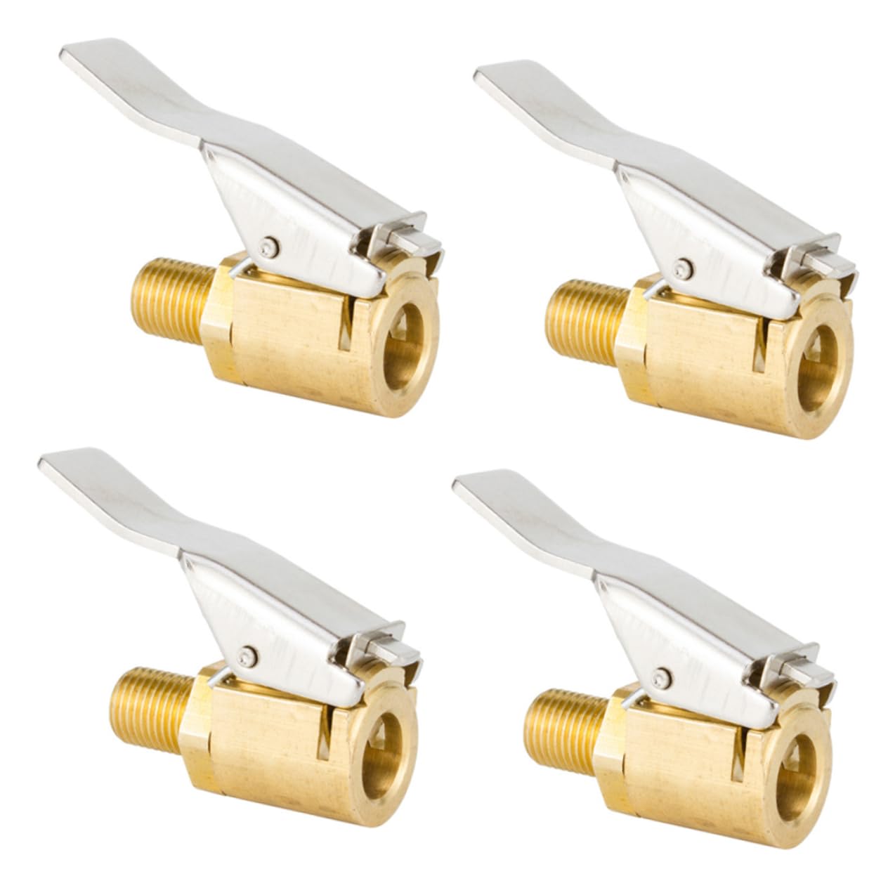 HOLIDYOYO 4Stücke Luftpumpenadapter Messing Reifen End Ventil für Auto Kompatibel mit Schlauch Leicht und Einfach zu Bedienen Langlebig HOLIDYOYO 4Stücke Luftpumpenadapter Messing Reifen End Ventil für Auto Kompatibel mit Schlauch Leicht und Einfach zu Bedienen Langlebig von HOLIDYOYO