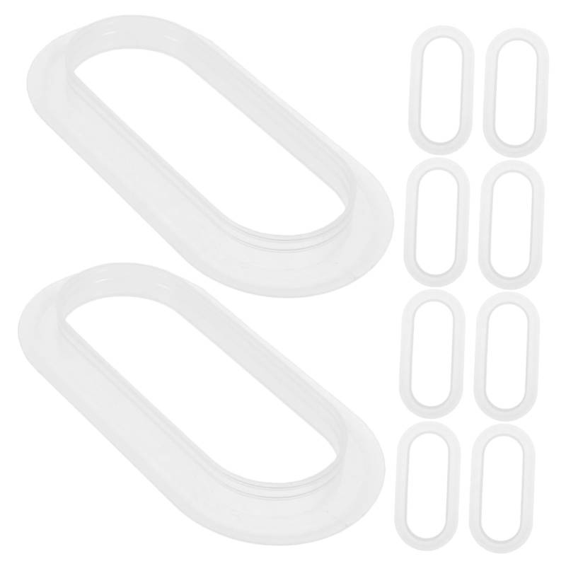 HOLIDYOYO 50Stücke Transparente Kartongriffe Robuste Versandhandles Für Pappkartons Für Aufbewahrung Langlebig Vielseitig Einsetzbar Passend Für Verschiedene von HOLIDYOYO