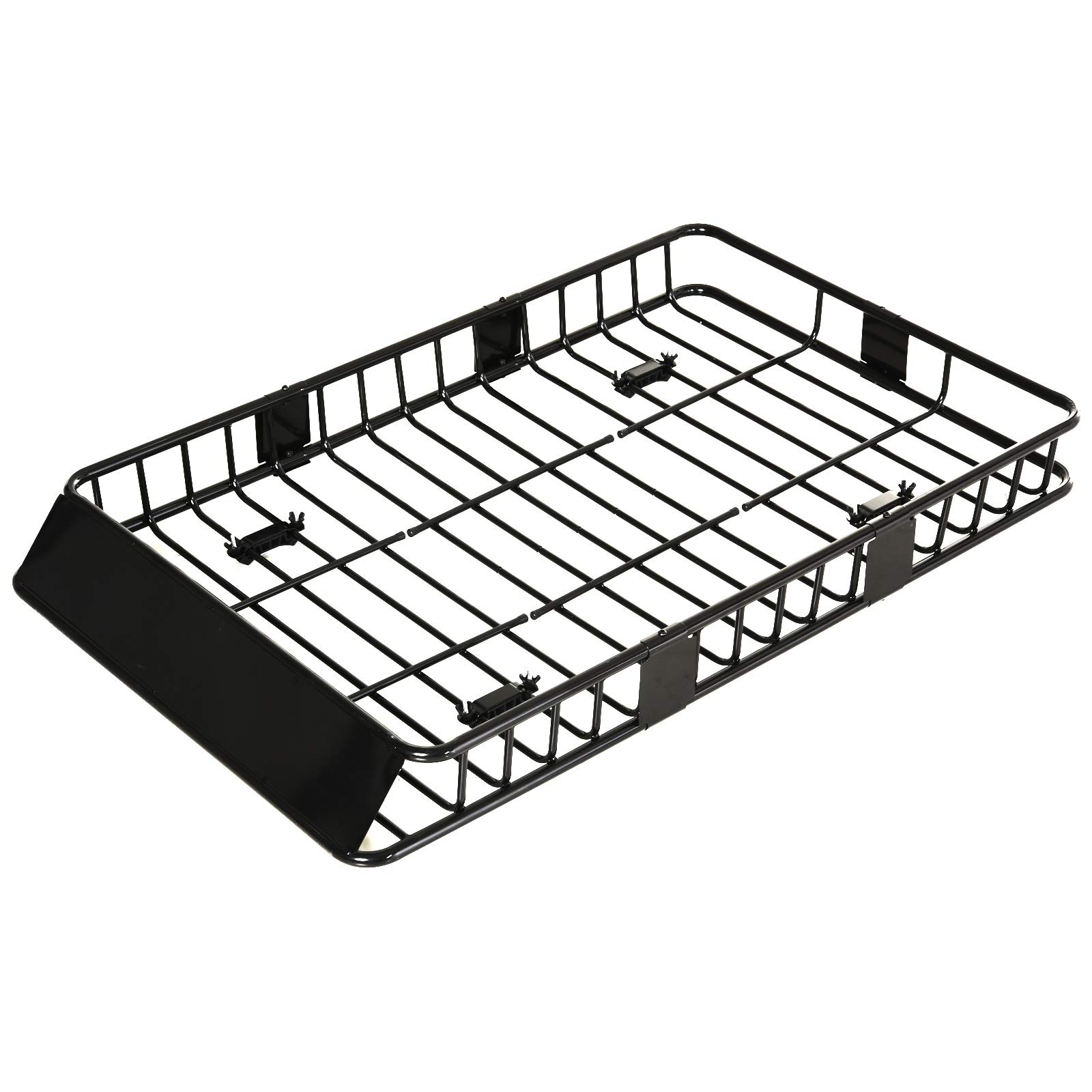 HOMCOM Dachgepäckträger Auto Dachkorb aus Metall Gepäckträger Dachträger Tragfähigkeit von 100 kg Gepäckkorb für Universalmodelle 162x99x16cm Schwarz HOMCOM Dachgepäckträger Auto Dachkorb aus Metall Gepäckträger Dachträger Tragfähigkeit von 100 kg Gepäckkorb für Universalmodelle 162x99x16cm Schwarz von HOMCOM