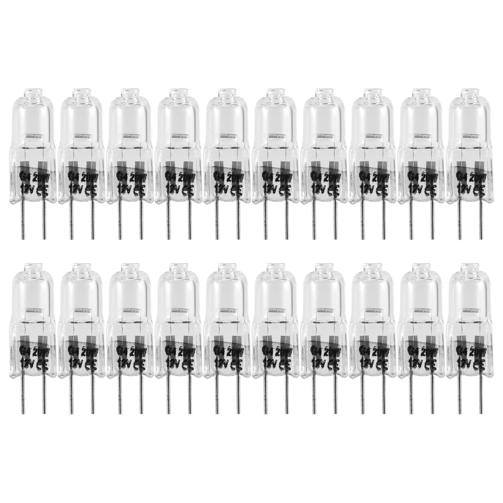 HOMEDEK 20 StüCk G4 Halogen Birnen, 20 W 12 V Halogen GlüHbirnen 2 Pin Klare GlüHbirne, für Herd Beleuchtung, Signal Leuchten, Schienen HOMEDEK 20 StüCk G4 Halogen Birnen, 20 W 12 V Halogen GlüHbirnen 2 Pin Klare GlüHbirne, für Herd Beleuchtung, Signal Leuchten, Schienen von HOMEDEK