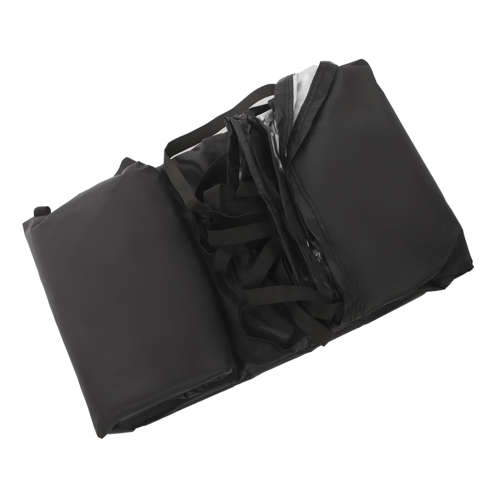 Schützende Dachabdeckung Wohnwagen Abdeckung Dach 210D Oxford Wohnmobil Dachschutzplane Wohnmobilabdeckungen Schutzdach Dachabdeckung für Wasserdicht Sonnensicher Winddicht (Schwarz, 6.5x3m) von HOMEONENIC
