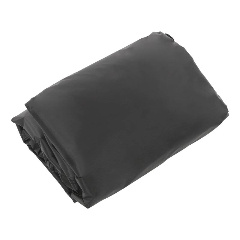 Schützende Dachabdeckung Wohnwagen Abdeckung Dach 210D Oxford Wohnmobil Dachschutzplane Wohnmobilabdeckungen Schutzdach Dachabdeckung für Wasserdicht Sonnensicher Winddicht (Schwarz, 7.5x3m) von HOMEONENIC