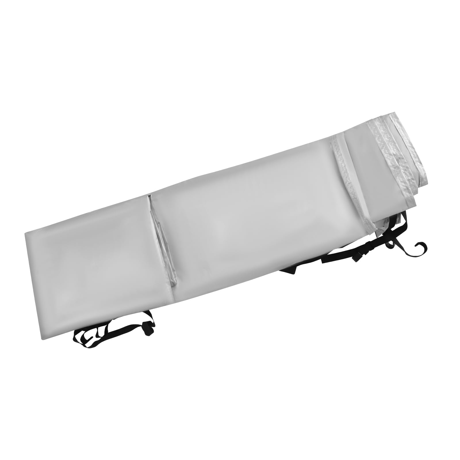 Schützende Dachabdeckung Wohnwagen Abdeckung Dach 210D Oxford Wohnmobil Dachschutzplane Wohnmobilabdeckungen Schutzdach Dachabdeckung für Wasserdicht Sonnensicher Winddicht (Silber, 6.5x3m) von HOMEONENIC