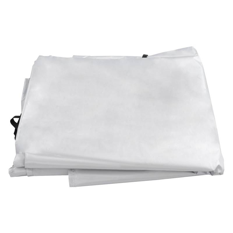 Schützende Dachabdeckung Wohnwagen Abdeckung Dach 210D Oxford Wohnmobil Dachschutzplane Wohnmobilabdeckungen Schutzdach Dachabdeckung für Wasserdicht Sonnensicher Winddicht (Silber, 7.5x3m) von HOMEONENIC