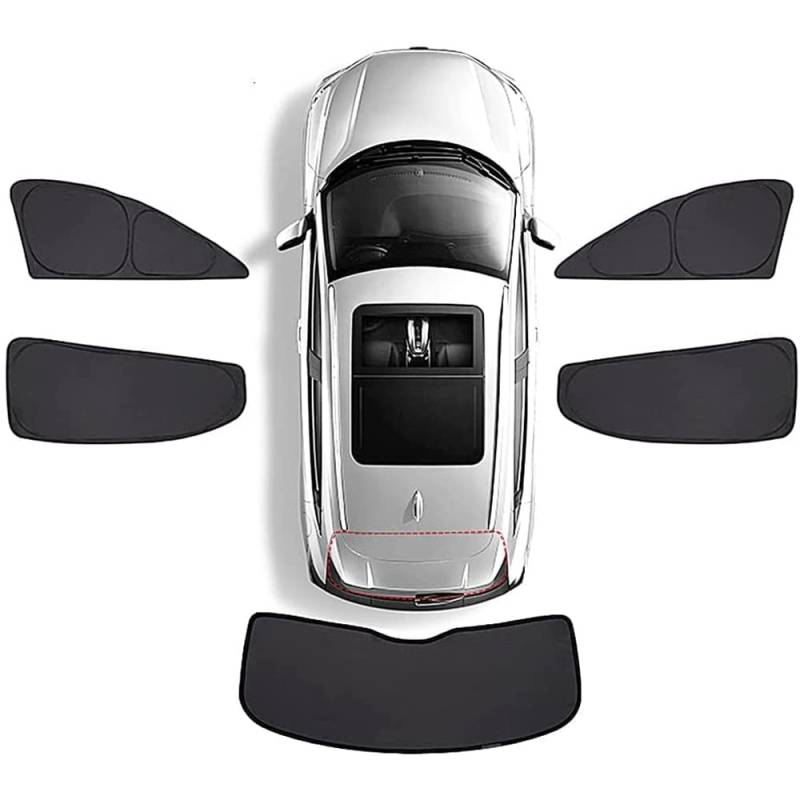 Magnetische Auto Sonnenschutz Fenstervorhänge für Honda HRV 2013-2018 Block UV Strahlen Datenschutz,E von HOMINY