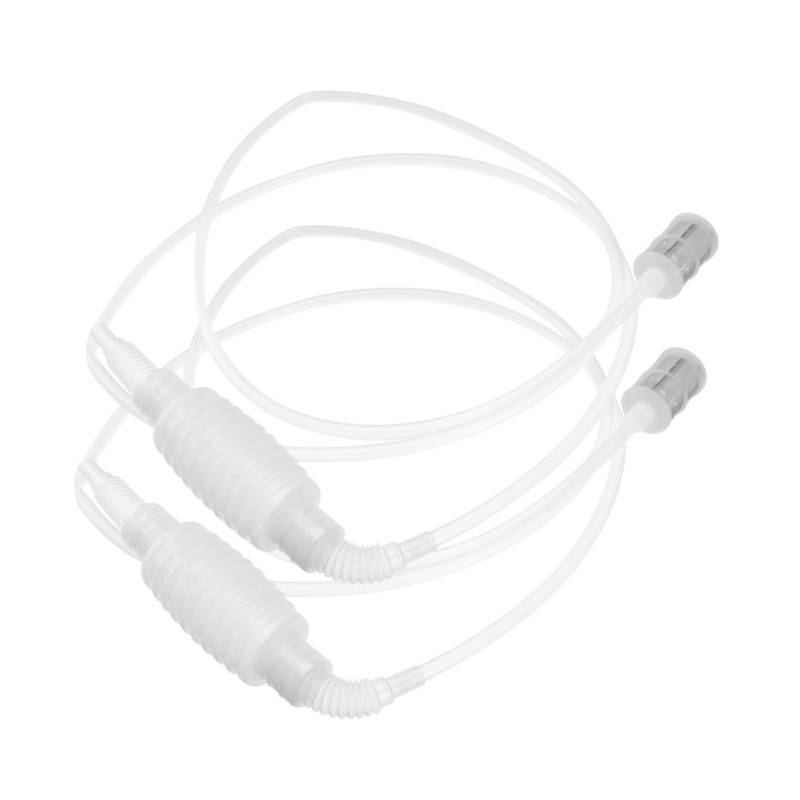 HOMOBABE 2 Stück Wasserfilter Aquariumfilter Zubehör Kiesreiniger Aquarium Wasserfisch Tank Kiesreiniger Aquariumreiniger Angeltank Reinigungsinstrument Siphonreiniger Weißer Kunststoff von HOMOBABE