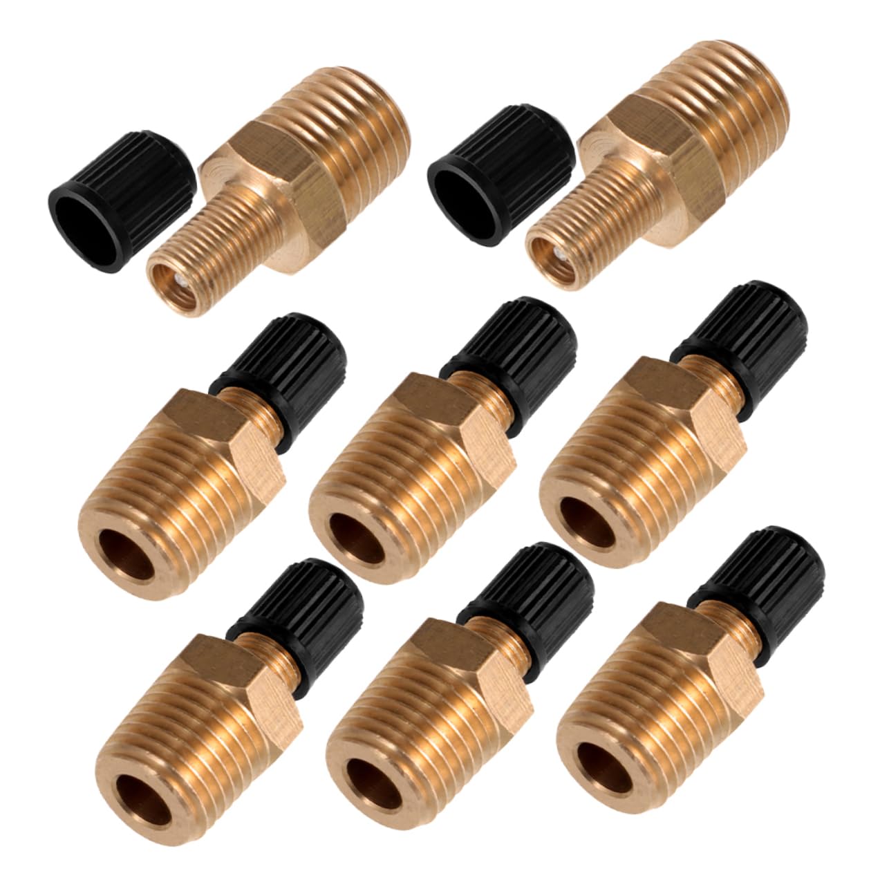 HOMOCONO 8 Teiliges Ventil, Messing Reifenventil Staubkappen, Reifenkappen, Autozubehör, Autozubehör, Ventilschaftabdeckungen, Reifendruckkappen, Metallventilabdeckungen, Autozubehör, HOMOCONO 8 Teiliges Ventil, Messing Reifenventil Staubkappen, Reifenkappen, Autozubehör, Autozubehör, Ventilschaftabdeckungen, Reifendruckkappen, Metallventilabdeckungen, Autozubehör, von HOMOCONO