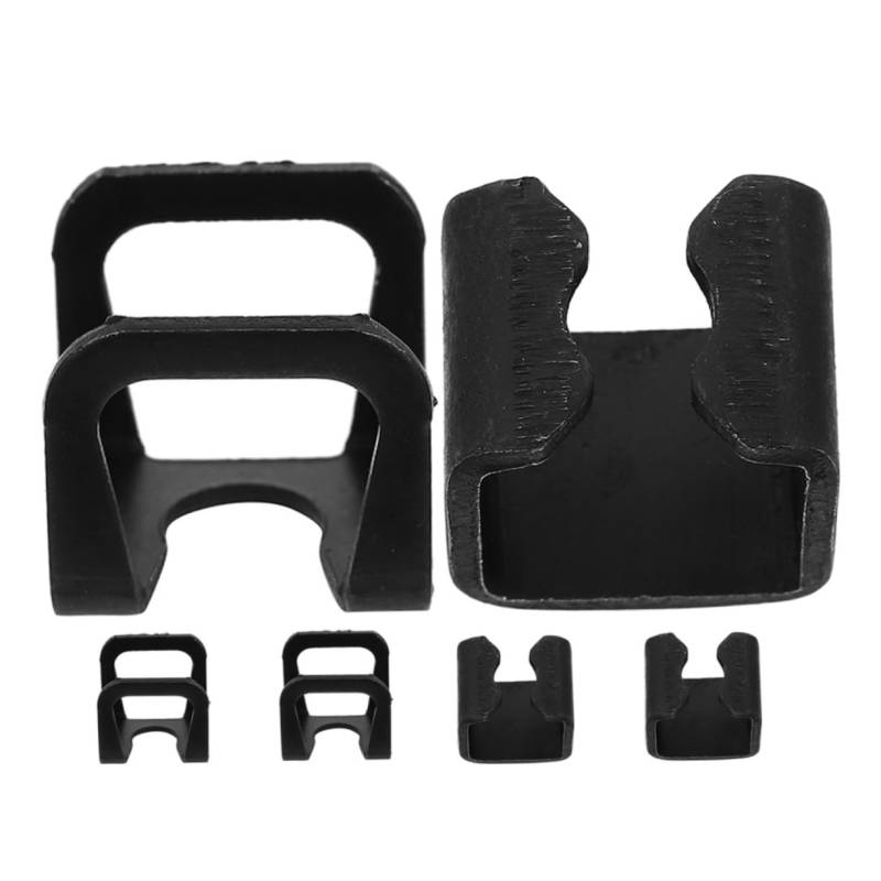 HOMSFOU 1 Satz Klammern Für Die Ölpumpe des Wagenhebers Ersatz Ölpumpen-Clips, Wagenheber-zubehör Reparatur Jack Aluminium Automobil Horizontal Teile Black Stahl 6 Stück von HOMSFOU