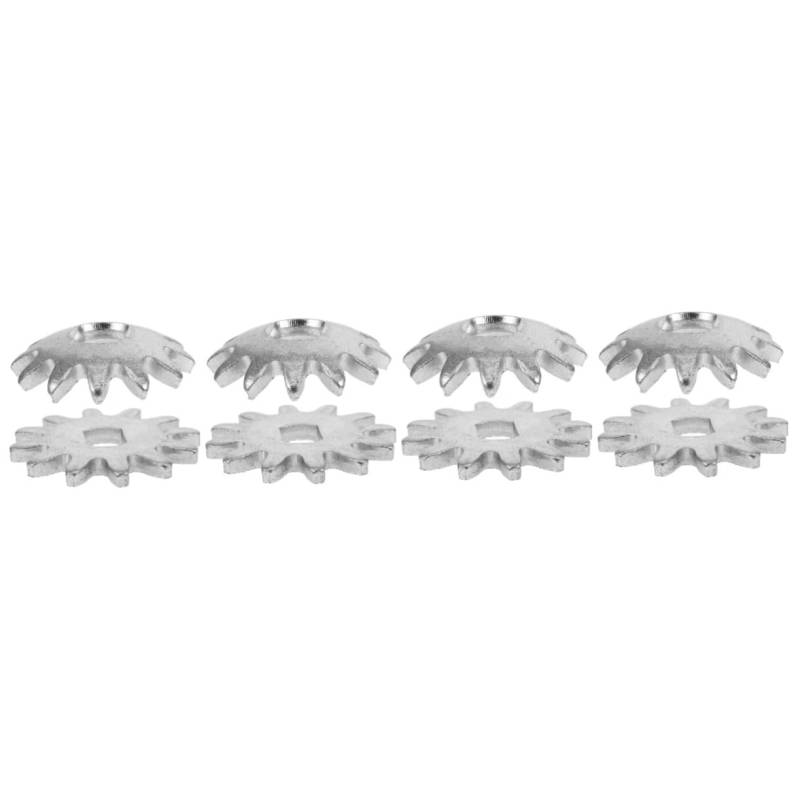 HOMSFOU 4 Sätze Jack-zubehör Hydraulischer Wagenheber Autoreparaturzubehör Rad Offen Für Ersatz Kleine Wagenheberausrüstung Horizontaler Wagenheber Silver Eisen 2 Stück * 4 von HOMSFOU