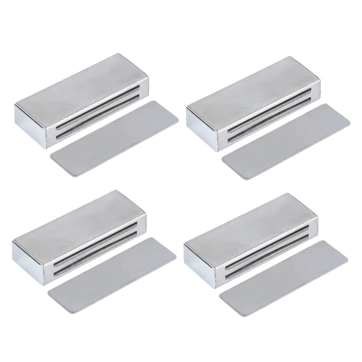 HOMSFOU 4 Stück Türmagnettür Magnetriegel für Schrank Küchenschrankriegel Magnet-Druckverriegelung magnetische Schrankverschlüsse Schrank fängt magnetische Türverschlüsse Tür fängt Silber HOMSFOU 4 Stück Türmagnettür Magnetriegel für Schrank Küchenschrankriegel Magnet-Druckverriegelung magnetische Schrankverschlüsse Schrank fängt magnetische Türverschlüsse Tür fängt Silber von HOMSFOU