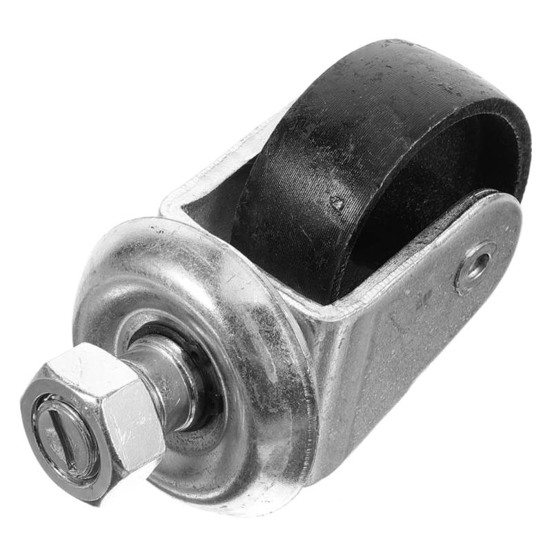 HOMSFOU Jack Universal Wheel Accessoires Wagenheberrad Ersatz Teil Automobil Räder für die Garage Achse Rad für Wagenheber elektrische Anhängerheberrolle Metall Silver von HOMSFOU