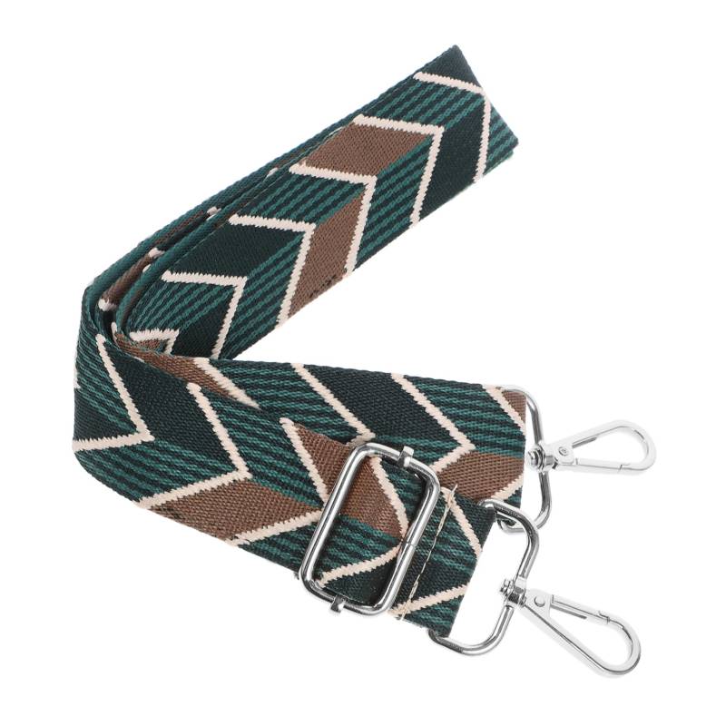 HOMSFOU Verstellbarer Schultergurt Für Handtaschen Dekorativer Beutelgurt Hochwertigem Canvas Für Crossbody Taschen Und Praktisch Mit Silbernen von HOMSFOU