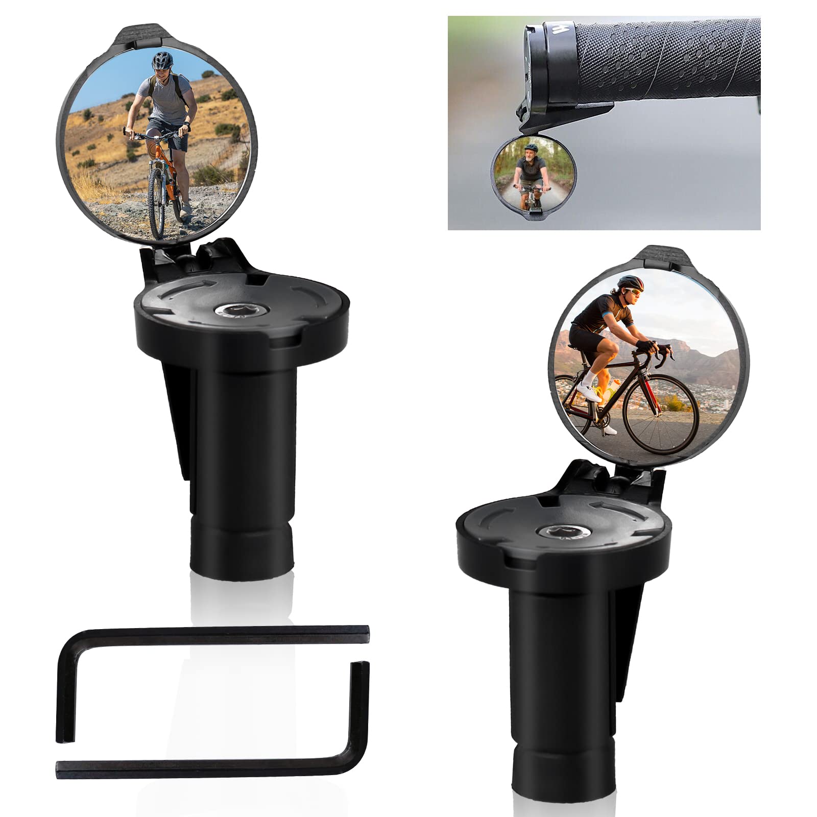Fahrradspiegel Klappbarer Lenkerspiegel Fahrradlenker Spiegel: HOMURY 2 Stück HD 360° Verstellbar Fahrradrückspiegel Fahrradspiegel Seitenspiegel für Fahrrad E-Bike Rennrad Mountainbike Fahrradspiegel Klappbarer Lenkerspiegel Fahrradlenker Spiegel: HOMURY 2 Stück HD 360° Verstellbar Fahrradrückspiegel Fahrradspiegel Seitenspiegel für Fahrrad E-Bike Rennrad Mountainbike von HOMURY