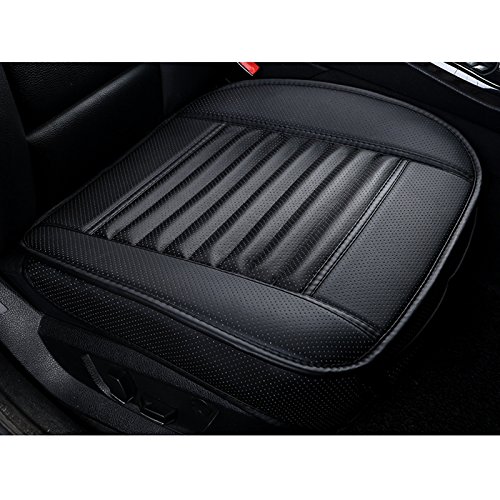 HONCENMAX Auto Sitzauflage Sitzkissen Universal Sitzauflagen Autositzbezüge - PU Leder - [Ohne Rückenlehne] 2 Packung Vordersitzbezug von HONCENMAX