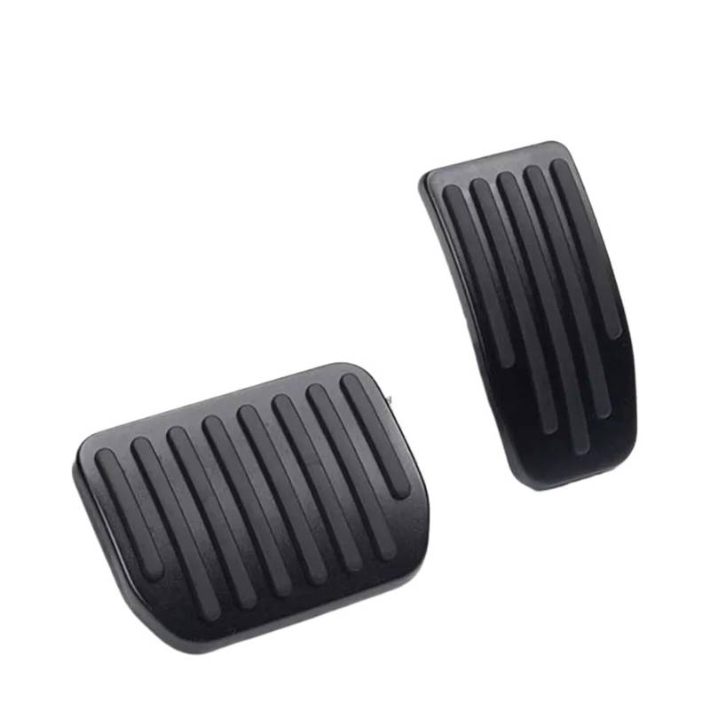 Auto Gaspedal 2 Stücke Für Tesla Für Modell Für Y 2021-2023 Für Modell 3 Für Highland 2024 Auto Bremse Accelerator Fuß Pedal Abdeckung Pedalabdeckung(Black Color) von HONGSHIZI