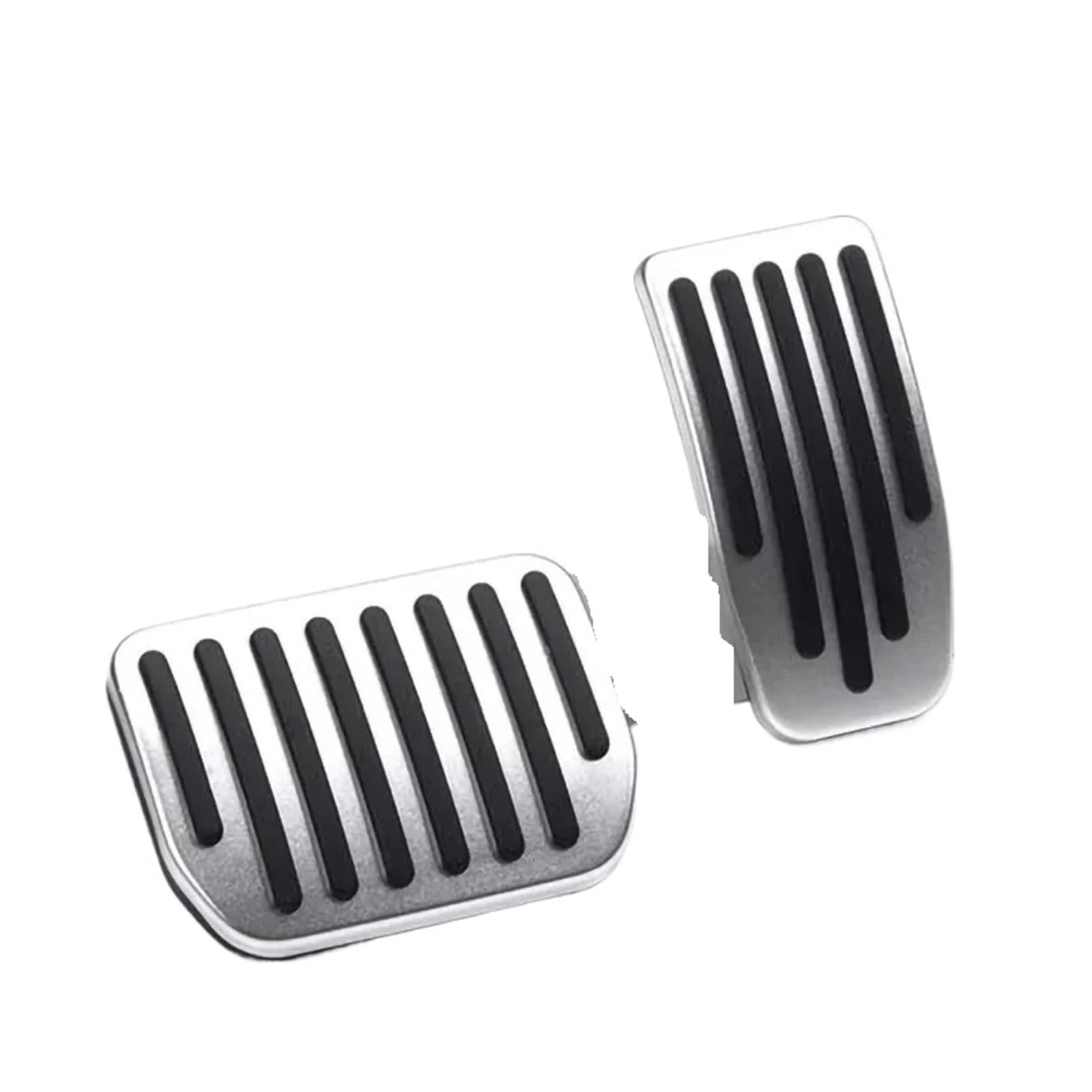 Auto Gaspedal 2 Stücke Für Tesla Für Modell Für Y 2021-2023 Für Modell 3 Für Highland 2024 Auto Bremse Accelerator Fuß Pedal Abdeckung Pedalabdeckung(Silver Color) von HONGSHIZI