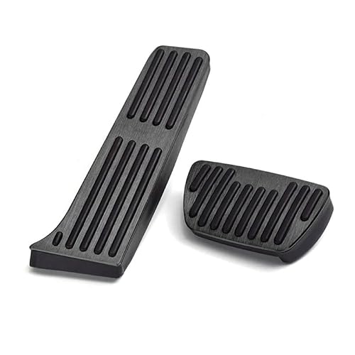 Auto Gaspedal Für Camry XV40 XV70 XV50 2006-2022 2023 2024 Auto Fußstütze Pedal rutschfeste Pad Abdeckung Beschleuniger Gas Bremspedale Pedalabdeckung(2018-2024 Black 2pcs) von HONGSHIZI