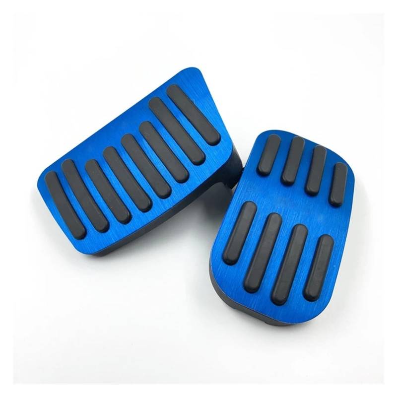 Auto Gaspedal Für Corolla E210 Für Hybrid 2019 2020 2021 2022 2023 2024 Auto Kraftstoff Gaspedal Bremse Rest Fuß Pedale Abdeckung Pedalabdeckung(at 2pcs Blue) von HONGSHIZI