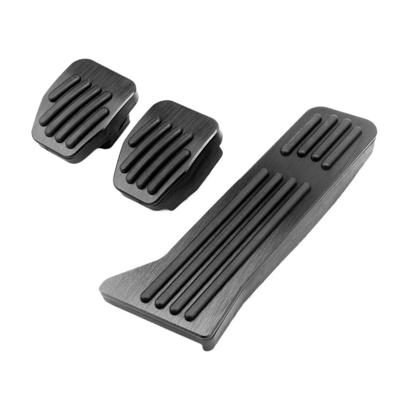 Auto Gaspedal Für Mazda 2 3 6 Für Dome Für BM Für GJ Für GL Für ATenza Auto Gaspedal Fußstütze Pedal Bremskupplungsbeläge Fall Pedalabdeckung(MT 3pcs Black) von HONGSHIZI