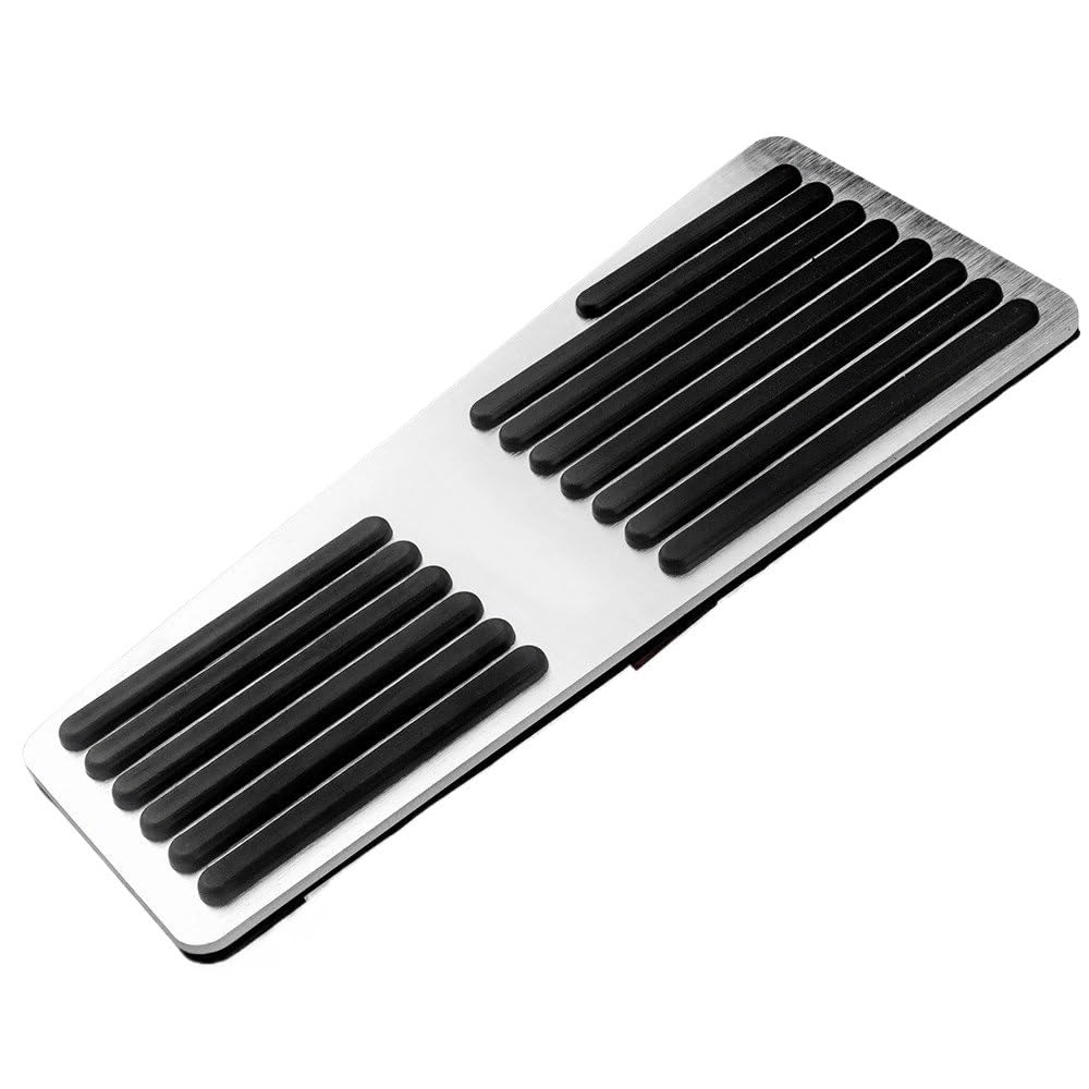 Auto Gaspedal Für Mazda 2 3 Für BM 6 Für GJ Für GL 2012-2018 2019 2020 2021 2022 2023 Auto Fußpedal Gaspedal Bremspedalabdeckung Pedalabdeckung(RHD Foot Pedal Silver) von HONGSHIZI