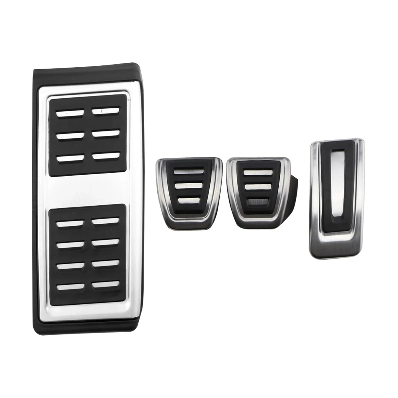 Auto Gaspedal Für Polo 2017 2018 2019 2020 2021 2022 Auto LHD Pedale Edelstahl Gas Bremspedal Schutz Pads Abdeckung Pedalabdeckung(MT with Rest) von HONGSHIZI