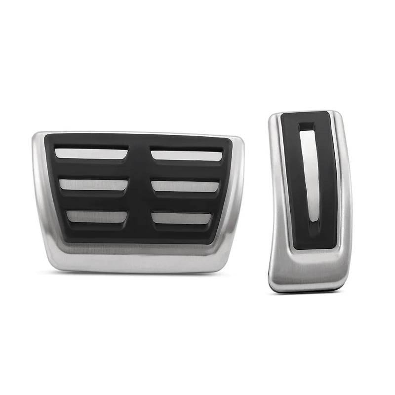 Auto Gaspedal Für Polo Für Virtus 2018~2024 at MT Pedale Gasbremse Fußstütze Edelstahl rutschfeste Pedalabdeckung Pad Beschleuniger Pedalabdeckung(2pcs) von HONGSHIZI