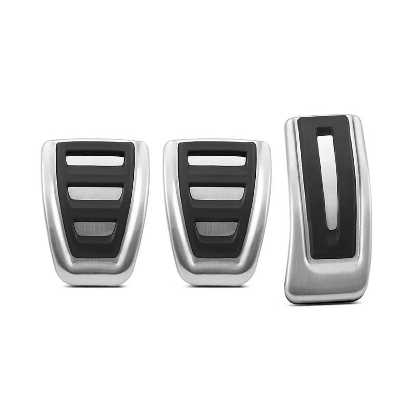 Auto Gaspedal Für Polo Für Virtus 2018~2024 at MT Pedale Gasbremse Fußstütze Edelstahl rutschfeste Pedalabdeckung Pad Beschleuniger Pedalabdeckung(3 pcs 1) von HONGSHIZI