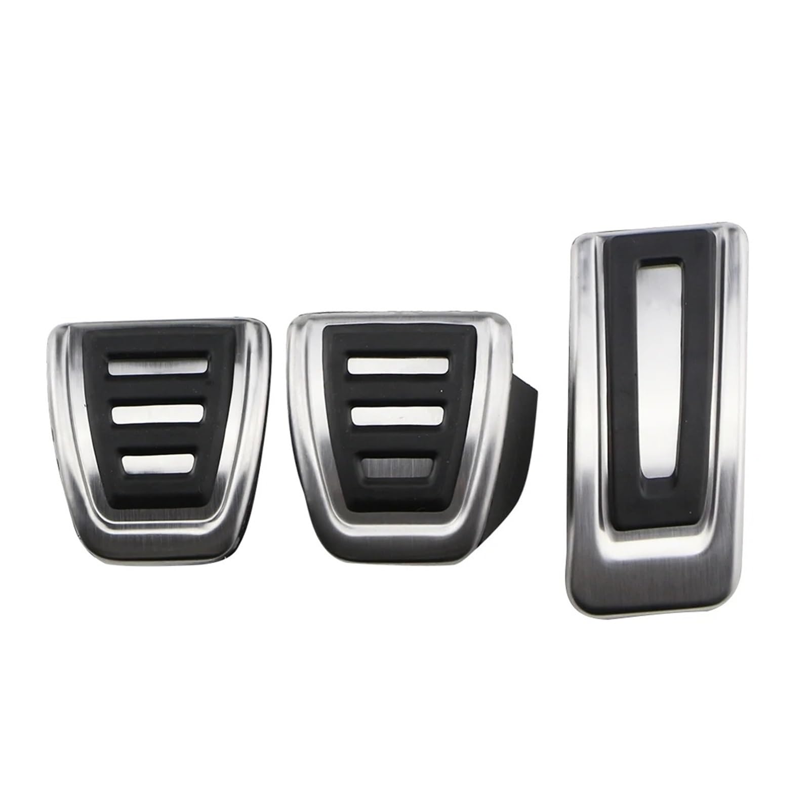 Auto Gaspedal Für Seat Für Leon 5F MK3 2013-2015 2016 2017 2018 2019 2020 Auto Sport Kraftstoff Bremspedalabdeckung Restfood Pedale Pedalabdeckung(3 Pcs MT Pedals) von HONGSHIZI