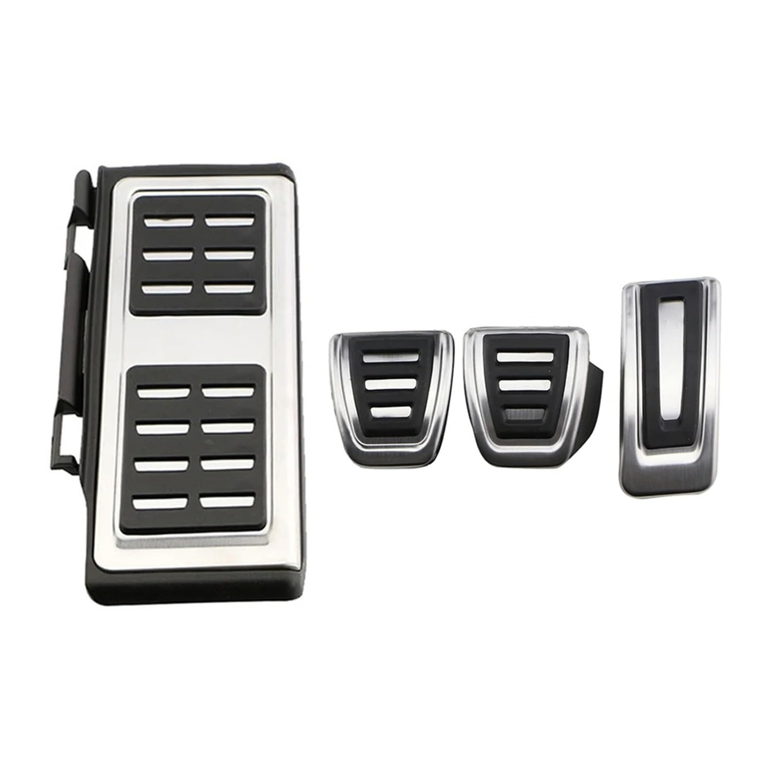 Auto Gaspedal Für Seat Für Leon 5F MK3 2013-2015 2016 2017 2018 2019 2020 Auto Sport Kraftstoff Bremspedalabdeckung Restfood Pedale Pedalabdeckung(4Pcs MT with Rest) von HONGSHIZI