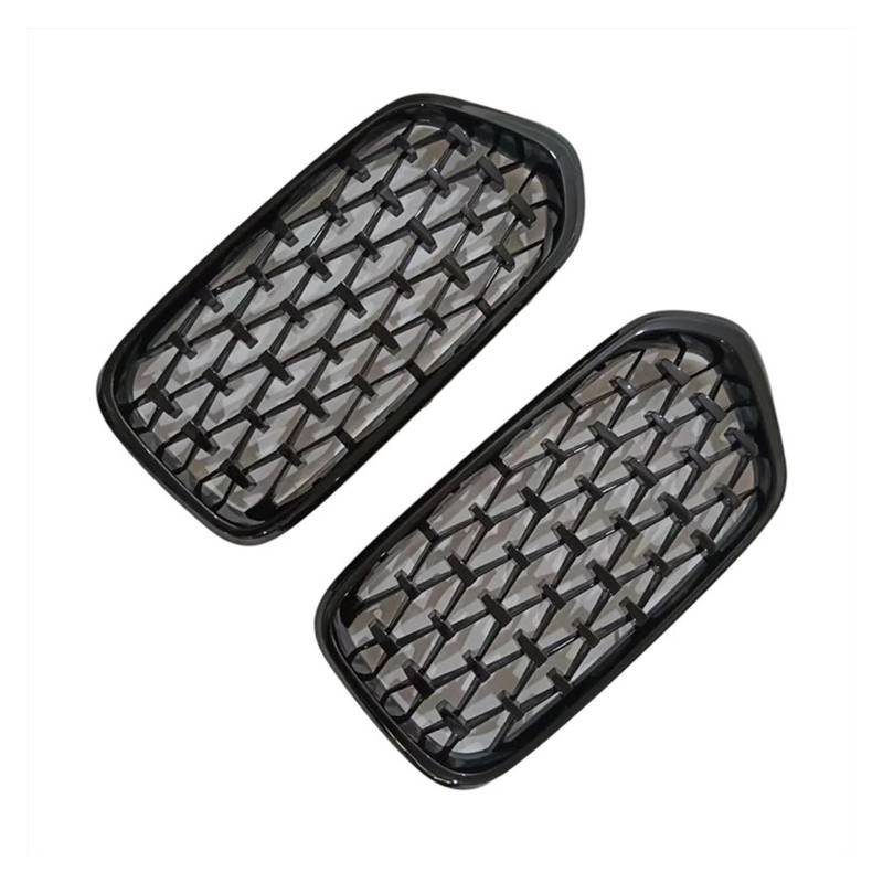 Front Kühlergrille Für X2 F39 2019-2022 2023 2024 Auto Frontstoßstange Nierengrillabdeckung Fronthaubengrill Schwarz Renngrills Zubehör Frontgrill von HONGSHIZI