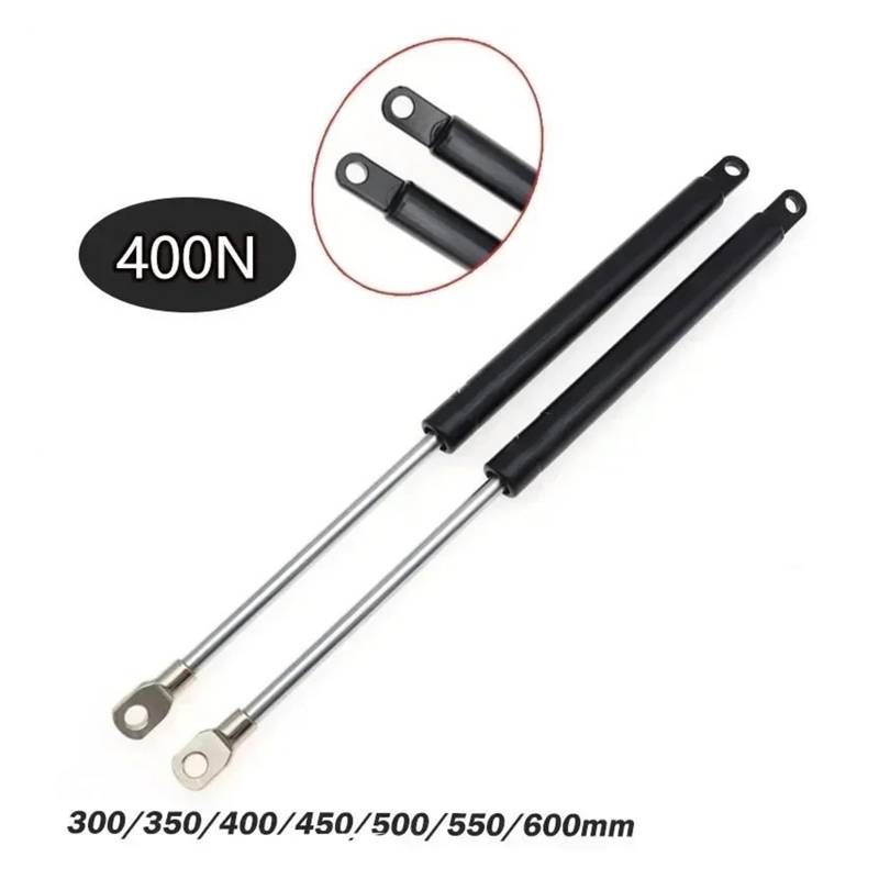 Gasfeder Stoßdämpfer 2 Stücke Auto Gasdruckfedern Motorhaube Kofferraum Heckklappe Schock Hubstrebe Unterstützung Bar Gasfeder 400N 300-600mm Gasdruckfedern(350mm) von HONGSHIZI