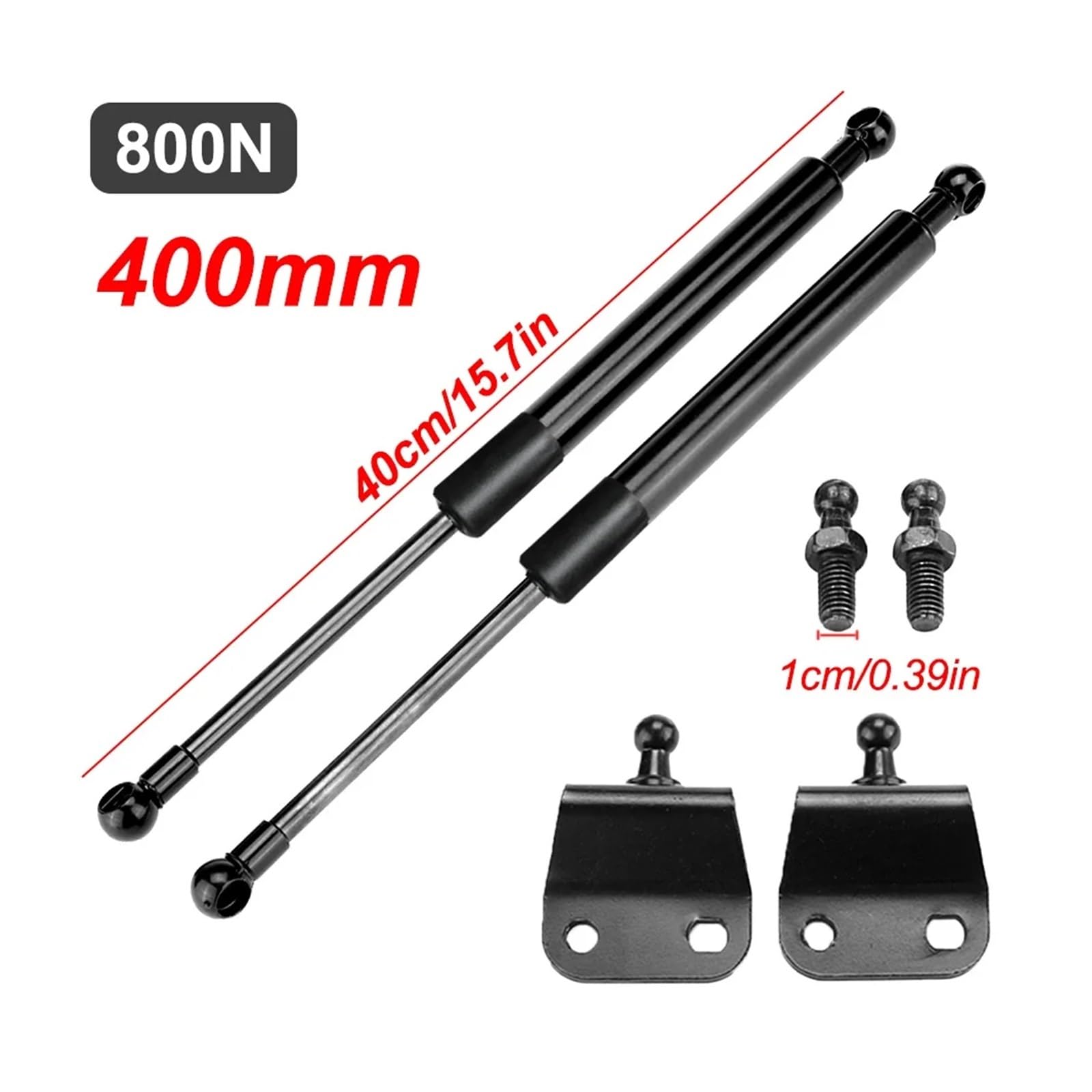 Gasfeder Stoßdämpfer Gasdruckfedern Gasdruckfedern Unterstützung Für Kofferraum Motorhaube Auto Wohnwagen 800 N 300–600 Mm Gasdruckfedern(400mm) von HONGSHIZI