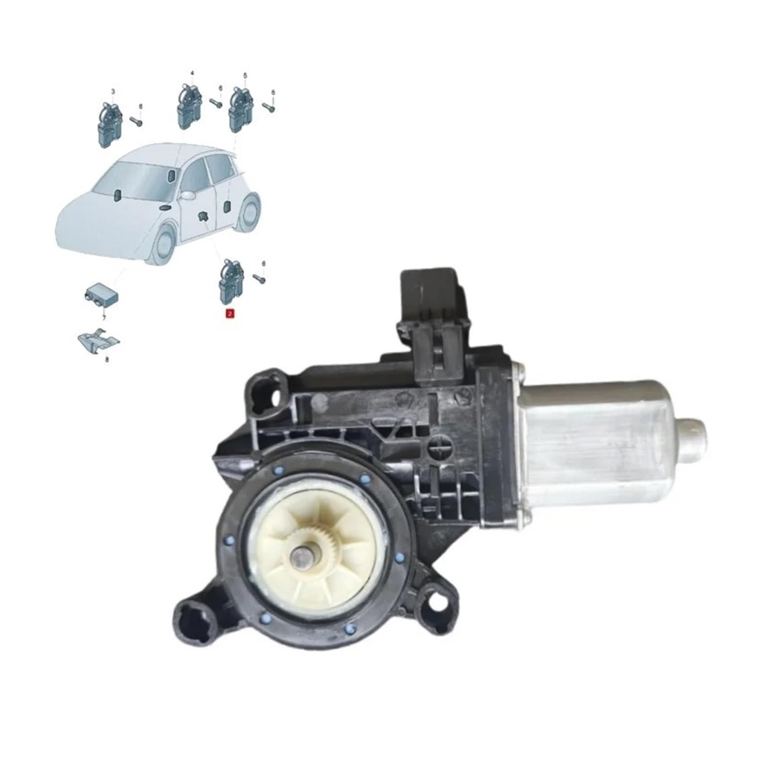 Fensterheber Für Fabia 12V 6R0959801 6R0959802 6R0959801C 6R0959811 6R0959812 Fensterheber Motor Fensterheber Elektrisch(Vorne Links) von HONGYISM