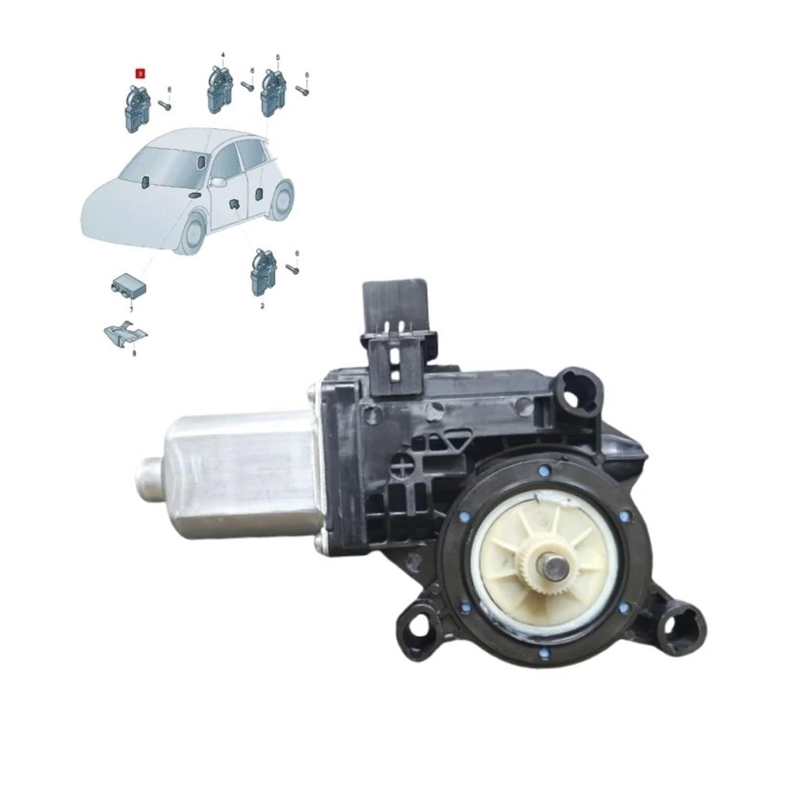 Fensterheber Für Fabia 12V 6R0959801 6R0959802 6R0959801C 6R0959811 6R0959812 Fensterheber Motor Fensterheber Elektrisch(Vorne rechts) von HONGYISM
