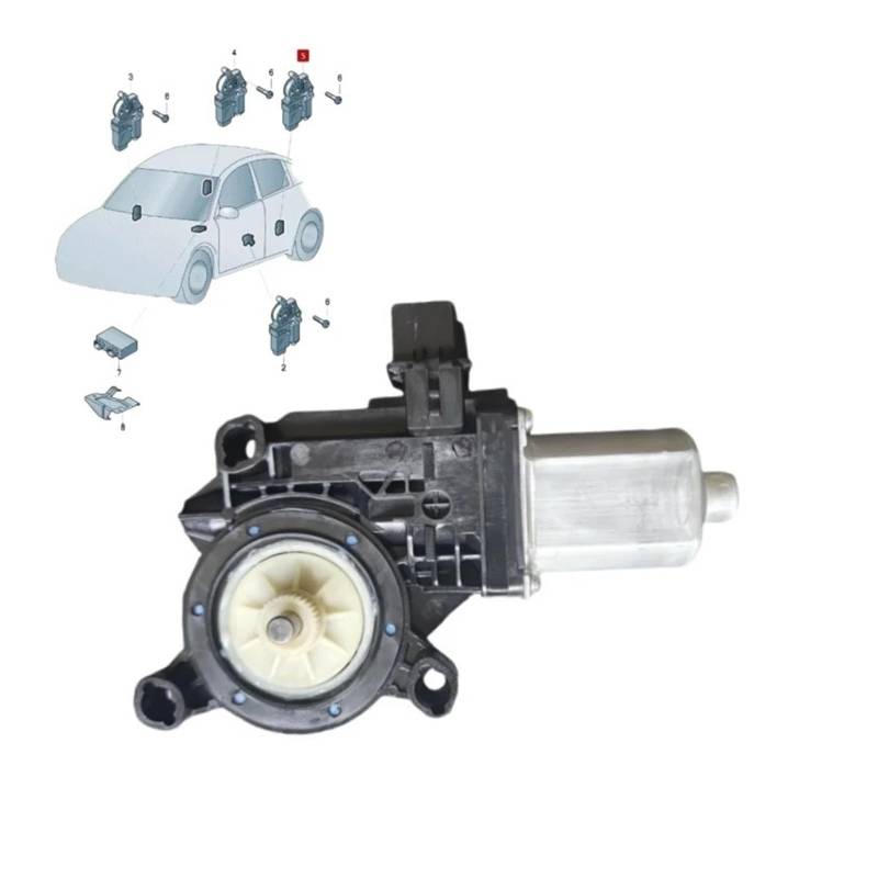 Fensterheber Für Passat 12V 6R0959801 6R0959802 6R0959801C 6R0959811 6R0959812 Fensterheber Motor Fensterheber Elektrisch(Back Left) von HONGYISM