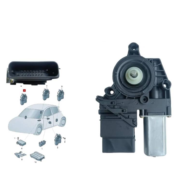 Fensterheber Für VW Für Beetle Für Cabrio 2002-2010 Fenster Motor Vorne Links Und Rechts Tür 1Y1959802D 1Y0959802D 1Y0959801D 1C2959801D 1Y1959801C Fensterheber Elektrisch(1C2 959 801 D) von HONGYISM