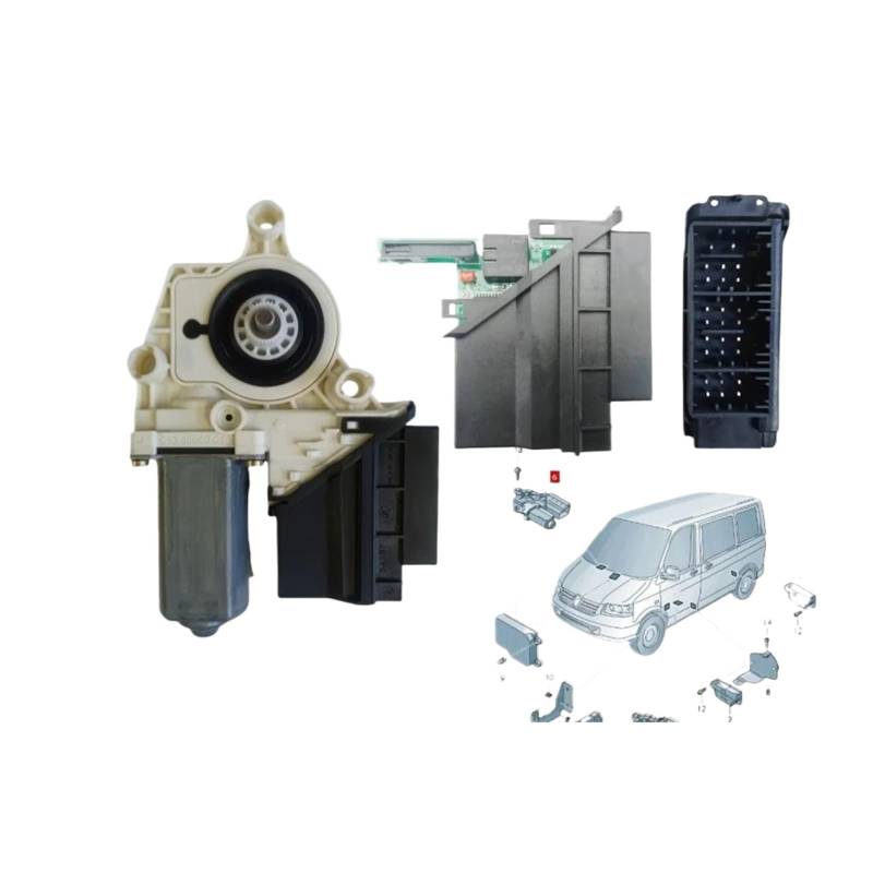 Fensterheber Für VW Für Campmob Typ2/Für Transp.LT T4 Für Transporter T5 T6 Fensterheber Motor Und Module 7H1959802 7H1959801A 7H1959802A 7H1959801 Fensterheber Elektrisch(7H1959802A) von HONGYISM