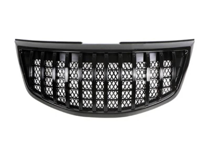 Front Kühlergrille Für KIA Für Sportager 2012 2013 2014 2015 ABS Modifizierter Renngrill Außen Autoteile Frontstoßstangengrill Auto Kühlergrill(Schwarz) von HONGYISM