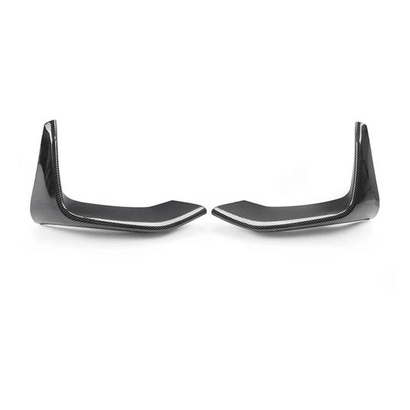 Frontstoßstange Spoiler Frontspoiler Lippe 1 Paar Auto Front Stoßstange Splitter Lip Diffusor Körper Kit Für F80 M3 2014-2018 2019 F82 F83 M4 2015-2016 2017 2018 2019 Stoßstange Lippe(Kohlefaser-Stil) von HONGYISM