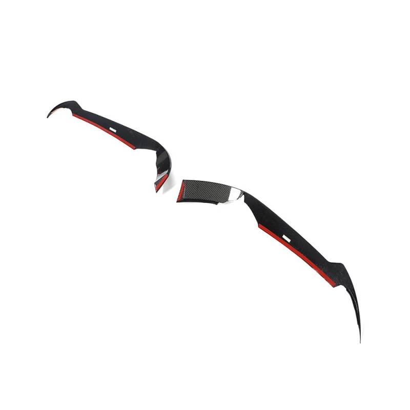 Frontstoßstange Spoiler Frontspoiler Lippe 2 Pc Carbon Fiber Bumper Canards Für Chevrolet Für Corvette C8 2020-2021 Flügel Spoiler Kappe Diffusor Spoiler Auto Diffusor von HONGYISM
