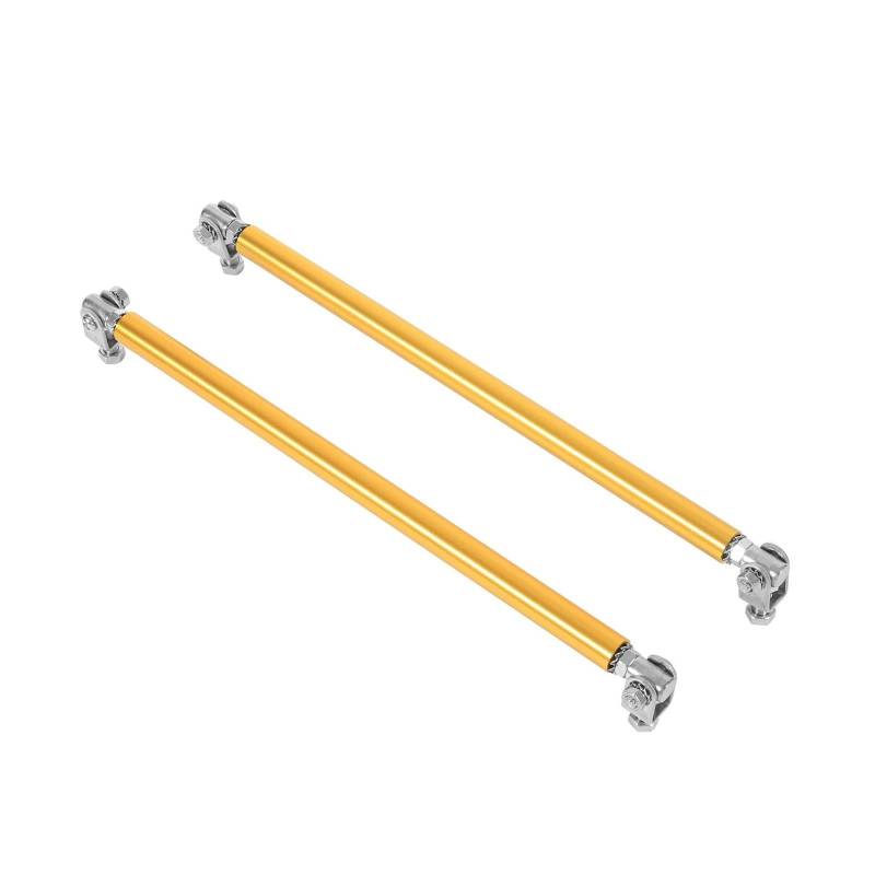 Frontstoßstange Spoiler Frontspoiler Lippe 200 Mm Verstellbare Vordere Stoßstangenlippe Splitter Strebenstange Krawattenstützstangen Universell Für Autos SUVs LKWs Spoiler(Gold) von HONGYISM