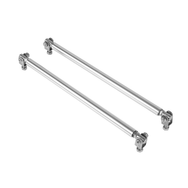 Frontstoßstange Spoiler Frontspoiler Lippe 200 Mm Verstellbare Vordere Stoßstangenlippe Splitter Strebenstange Krawattenstützstangen Universell Für Autos SUVs LKWs Spoiler(Silber) von HONGYISM
