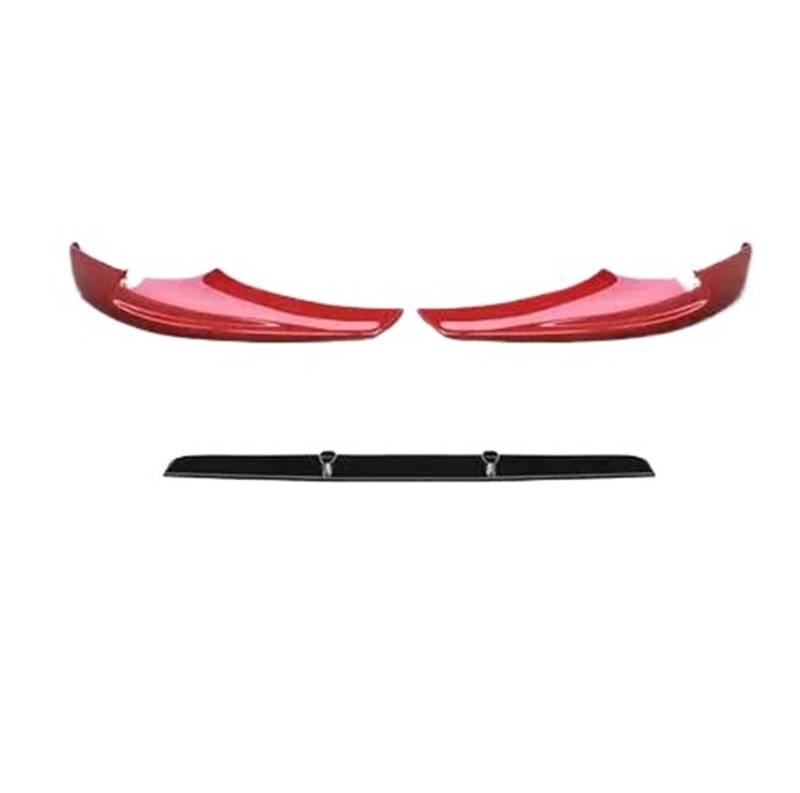 Frontstoßstange Spoiler Frontspoiler Lippe 3 Stück Auto Front Stoßstange Splitter Lip Diffusor Spoiler Abdeckung Für Mazda 6 Für Atenza 2014 2015 2016 2017 2018 Carbon Look/Schwarz(Rot) von HONGYISM